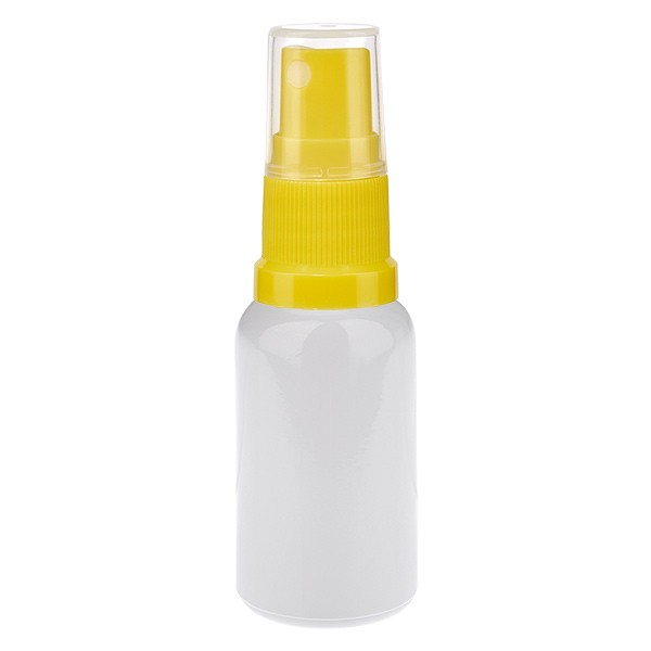 Botella pulverizadora de 20 ml amarilla/transparente STD WhiteLine UT18/20