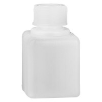 Frasco para productos químicos de 20 ml, cuello estrecho, de PEAD, color natural, con tapón GL 18 Frasco para productos químicos de 20 ml, cuello estrecho, de PEAD, color natural, con tapón GL 18