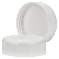 Tapa de rosca blanca para tarro de vidrio azul de 50 ml Tapa de rosca blanca para tarro de vidrio azul de 50 ml
