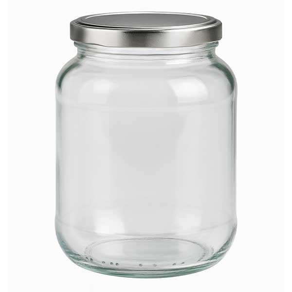 370ml Vaso oval con tapa BasicSeal plata UNiTWiST