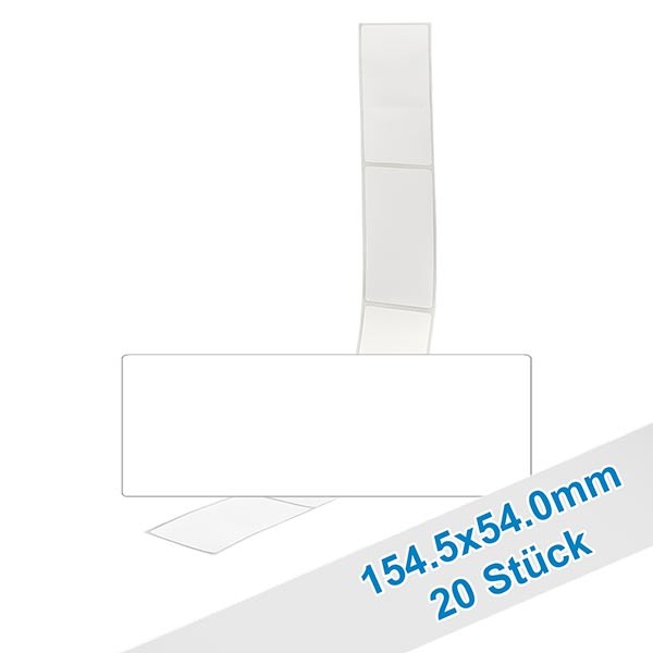 Pack de 20 etiquetas de 54 x 154.5 mm para rotular