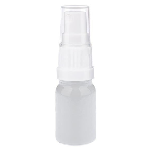 Frasco pulverizador de 5 ml, blanco/transparente, STD, WhiteLine UT18/5