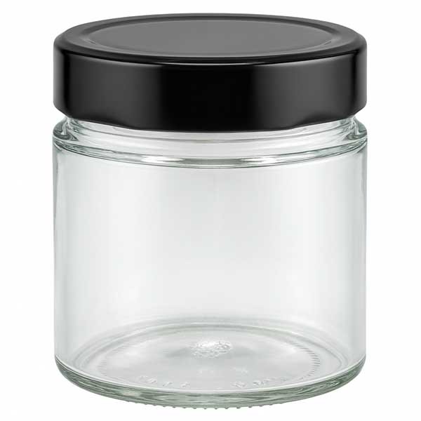 135ml vaso redondo + tapa BasicSeal negro profundo UNiTWiST