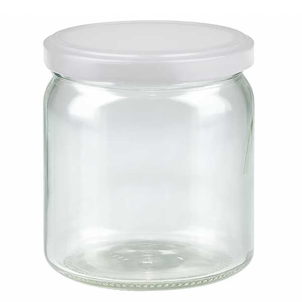 408ml vaso redondo con tapa BasicSeal blanco UNiTWIST