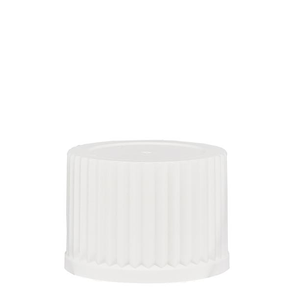 Tapón de rosca de 25 mm de PP blanco con accesorio dispensador