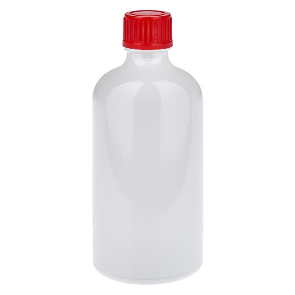 Botella de 100 ml, 11 mm, SV rojo, STD WhiteLine UT18/100