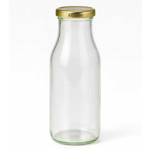 UNiTWIST Frasco de 263 ml con tapón roscado dorado TO43 Bio Seal