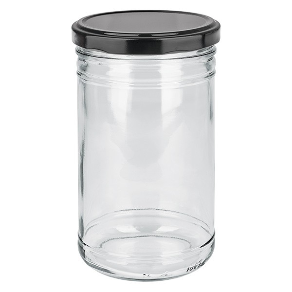 Vaso de 1053ml con tapa BasicSeal negro UNiTWIST