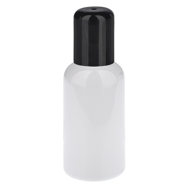 Frasco roll-on de 30 ml negro STD WhiteLine UT18/30