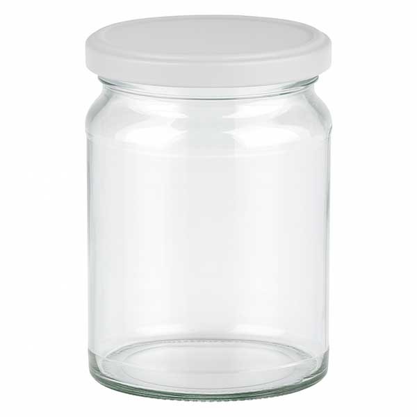 Vaso redondo de 205 ml con tapa BasicSeal blanco UNiTWIST