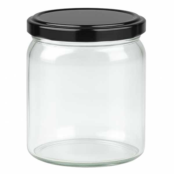 408ml vaso redondo con tapa BasicSeal negro UNiTWiST