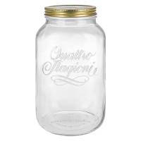 Vista previa: Vaso redondo "Quattro Stagioni" de 3800 ml con tapa Vista previa: Vaso redondo "Quattro Stagioni" de 3800 ml con tapa