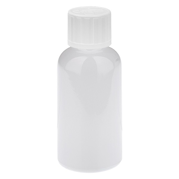 Frasco cuentagotas de 30 ml, 1,2 mm, blanco, STD, KiSi, WhiteL., UT18/30