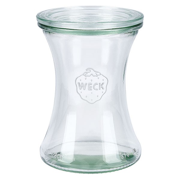 Tarro para delikatessen WECK de 370 ml con tapa