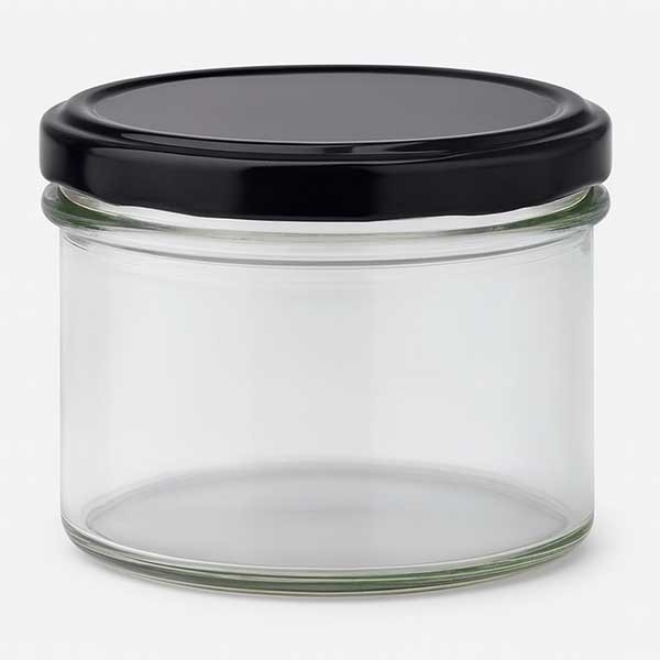 Vaso de 225 ml con tapa BasicSeal negro UNiTWiST