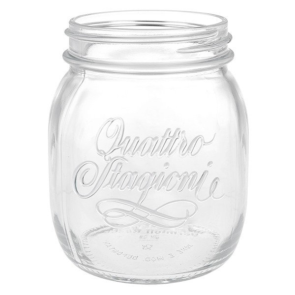 700ml Vidrio redondo &quot;Quattro Stagioni&quot; QS86mm