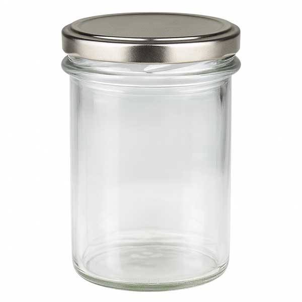 Vasos de 230 ml con tapa BasicSeal plata UNiTWiST