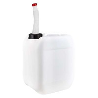 Bidón de 5 litros con tubo de salida flexible Bidón de 5 litros con tubo de salida flexible
