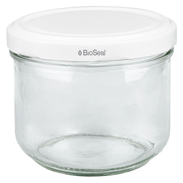 Vaso de 260 ml con tapa BioSeal blanco UNiTWIST