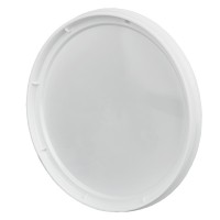 Tapa blanca, para cubo de plástico de 1 litro PP Tapa blanca, para cubo de plástico de 1 litro PP