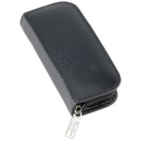Estuche monedero London de FloraCura, negro, cuero de vaca, para 20 frascos hasta Ø 9,8 mm (VACÍO) Estuche monedero London de FloraCura, negro, cuero de vaca, para 20 frascos hasta Ø 9,8 mm (VACÍO)
