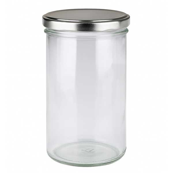 Vaso de 277 ml con tapa BasicSeal plata UNiTWiST