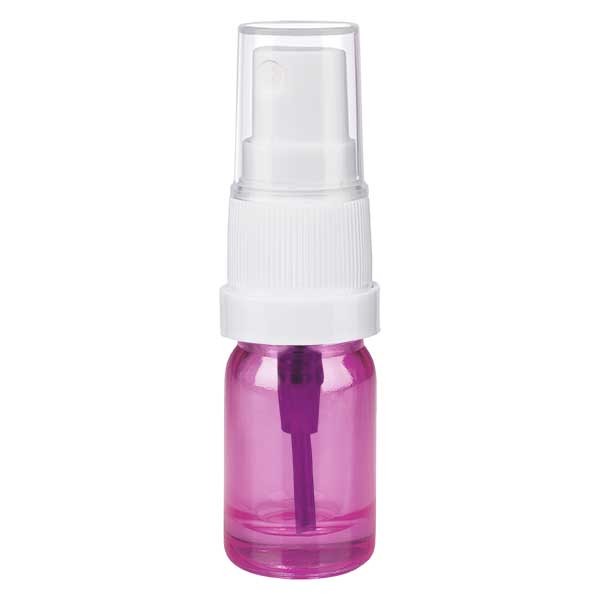 5ml Sprayflasche weiß/tr.. mit Standardverschluss PurpleLine UT18/5