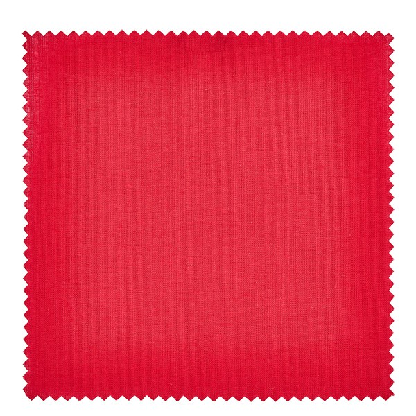 1 funda de tela 120x120 mm roja para tapa diámetro 43-100 mm