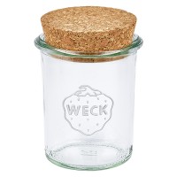 Vasos de 160ml WECK RR60 con corcho natural Vasos de 160ml WECK RR60 con corcho natural