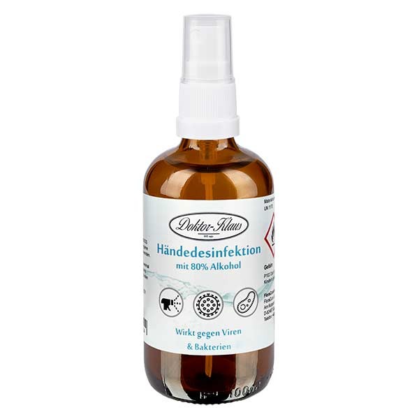 Desinfectante de manos Doktor-Klaus, 100 ml (80 % etanol)