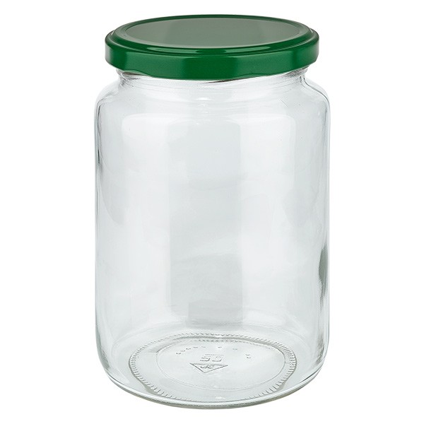 795ml vaso redondo + tapa BasicSeal verde UNiTWIST