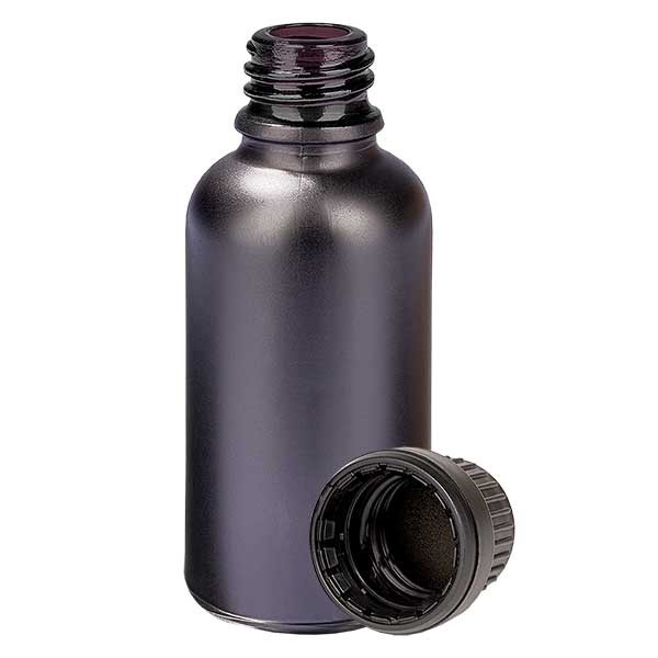 Frasco de 30 ml con tapón de rosca y precinto de originalidad de 11 mm BlackLine UT18/30 UNiTWIST