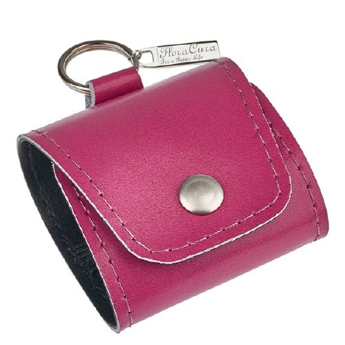 Estuche de cuero para 4 vasos de ø 9-11 mm FloraCura