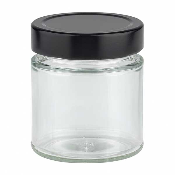 154ml vaso redondo + tapa BasicSeal negro profundo UNiTWIST