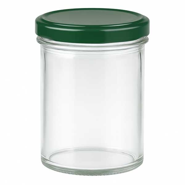 Vaso 350ml + tapa BasicSeal verde UNiTWIST