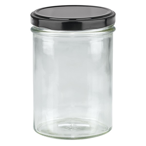 Vaso 435ml con tapa BasicSeal negro UNiTWIST