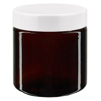 Tarro de vidrio, 120 ml, VIDRIO ÁMBAR, 51 mm/R3 Tarro de vidrio, 120 ml, VIDRIO ÁMBAR, 51 mm/R3
