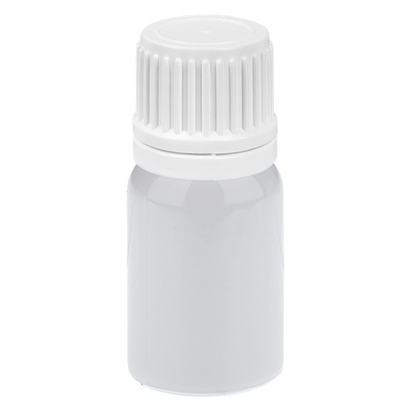 Frasco cuentagotas de 5 ml, 0,7 mm, blanco, OV, WhiteLine UT18/5