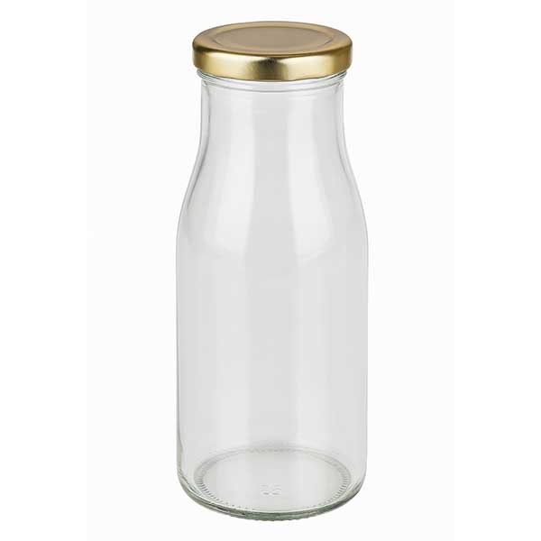 Frasco de 150 ml con tapa BasicSeal dorada UNiTWIST