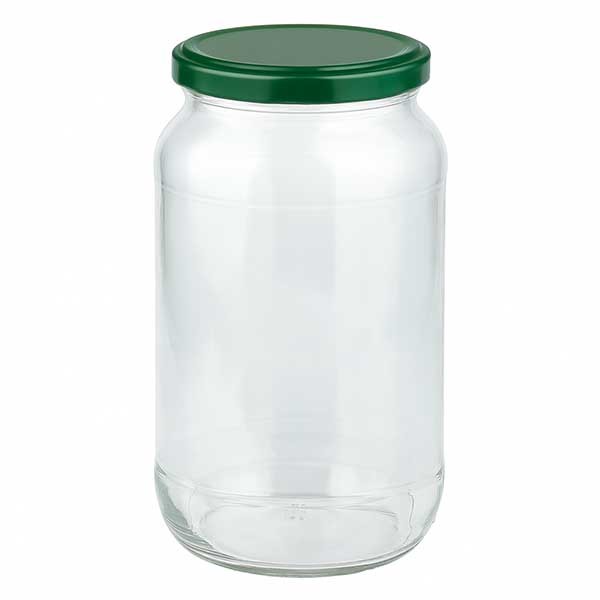 1062ml vaso redondo + tapa BasicSeal verde UNiTWIST