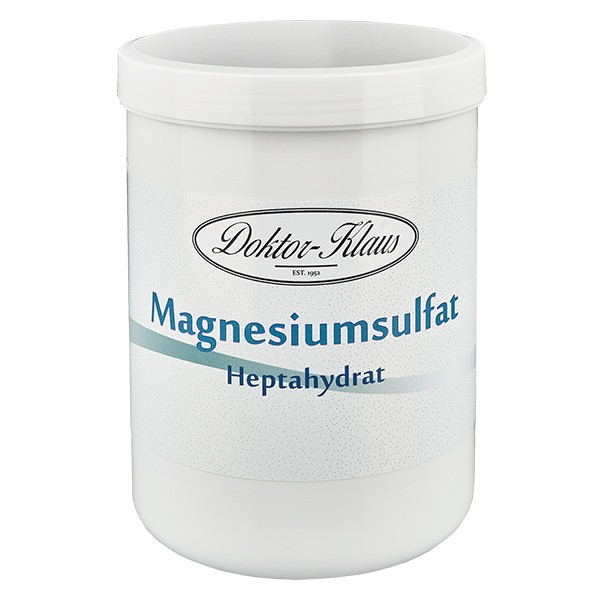 1000 g de sulfato de magnesio 7 hidratado Doctor Klaus