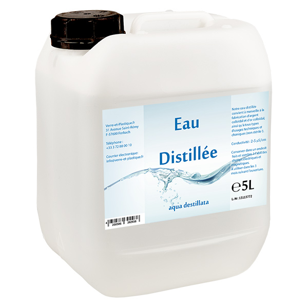 5 Liter Destilliertes Wasser - Aqua destillata im Premium-Kanister