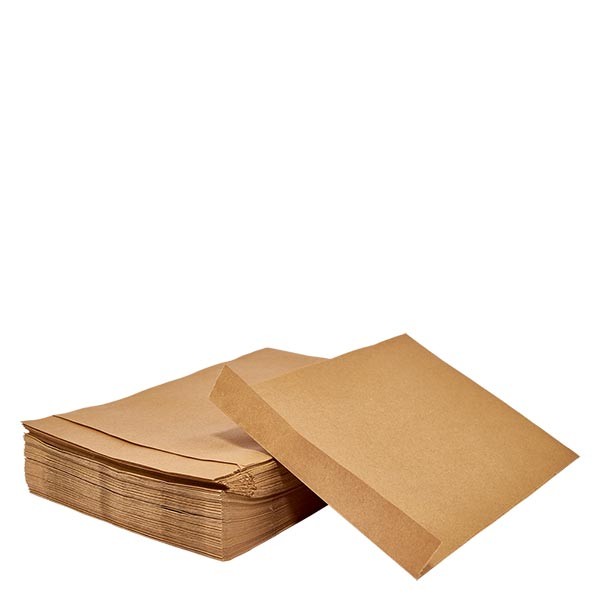 100 bolsas de papel 63 x 93 + solapa de 14 mm