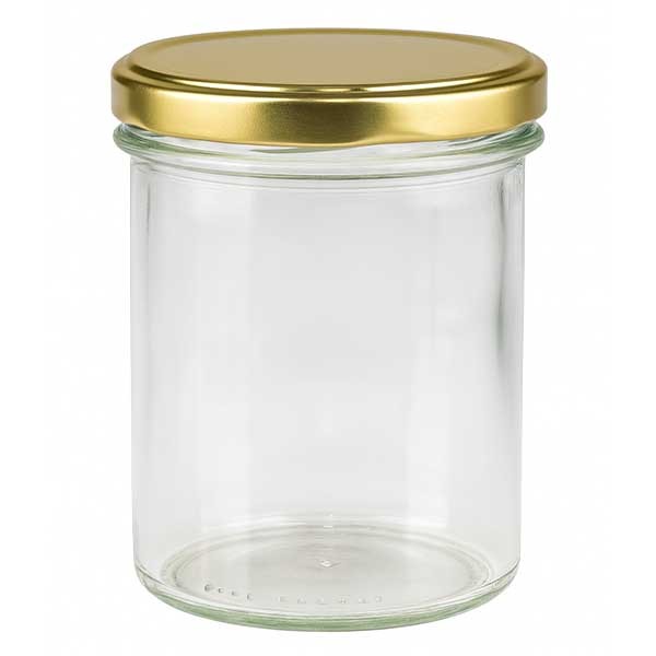 Vaso 350ml con tapa BasicSeal oro UNiTWIST
