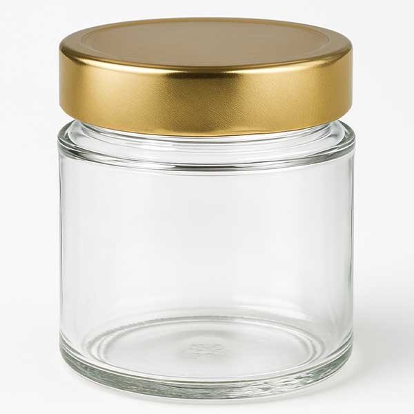 Vaso redondo de 135 ml con tapa BasicSeal dorado profundo UNiTWiST