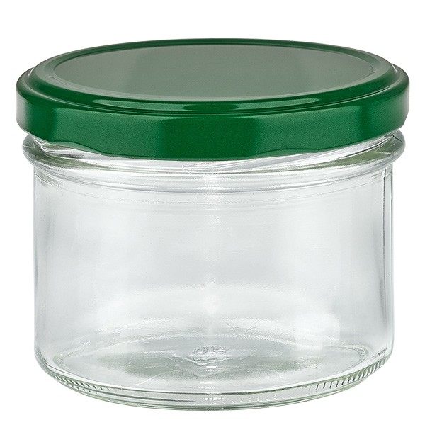 Vaso de 225 ml + tapa BasicSeal verde UNiTWIST