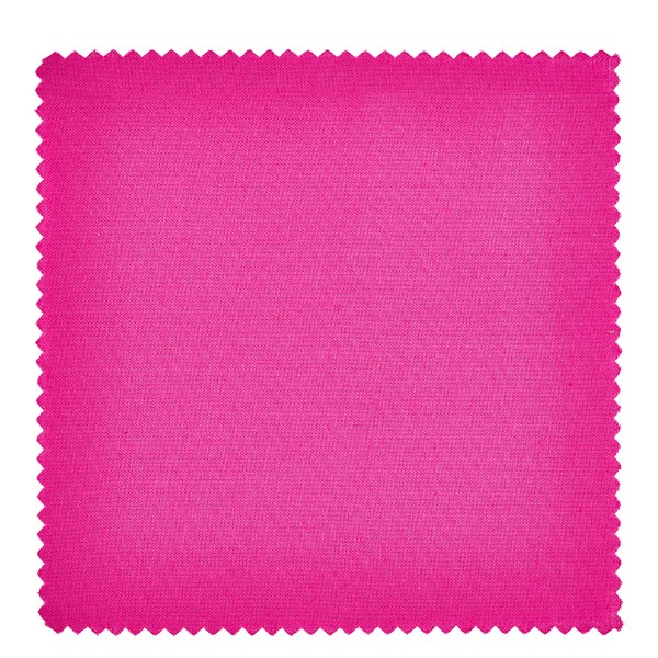 1 funda de tela 120x120 mm rosa para tapa diámetro 43-100 mm