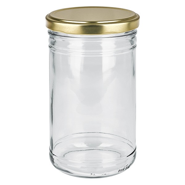 Vaso de 1053ml con tapa BasicSeal oro UNiTWIST