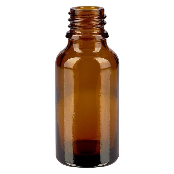 Frasco cuentagotas, 20 ml, ND18, vidrio ámbar, frasco de farmacia