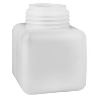 Frasco para productos químicos de 500 ml, cuello ancho, de PEAD, color natural, GL 65 Frasco para productos químicos de 500 ml, cuello ancho, de PEAD, color natural, GL 65